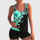 Cleo Women's Swimsuit Set | Floral Print, Plus Size Available 0