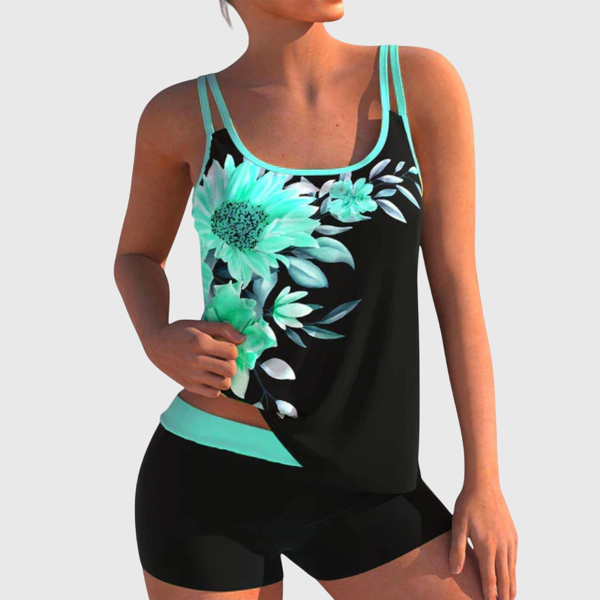 Cleo Women's Swimsuit Set | Floral Print, Plus Size Available 0