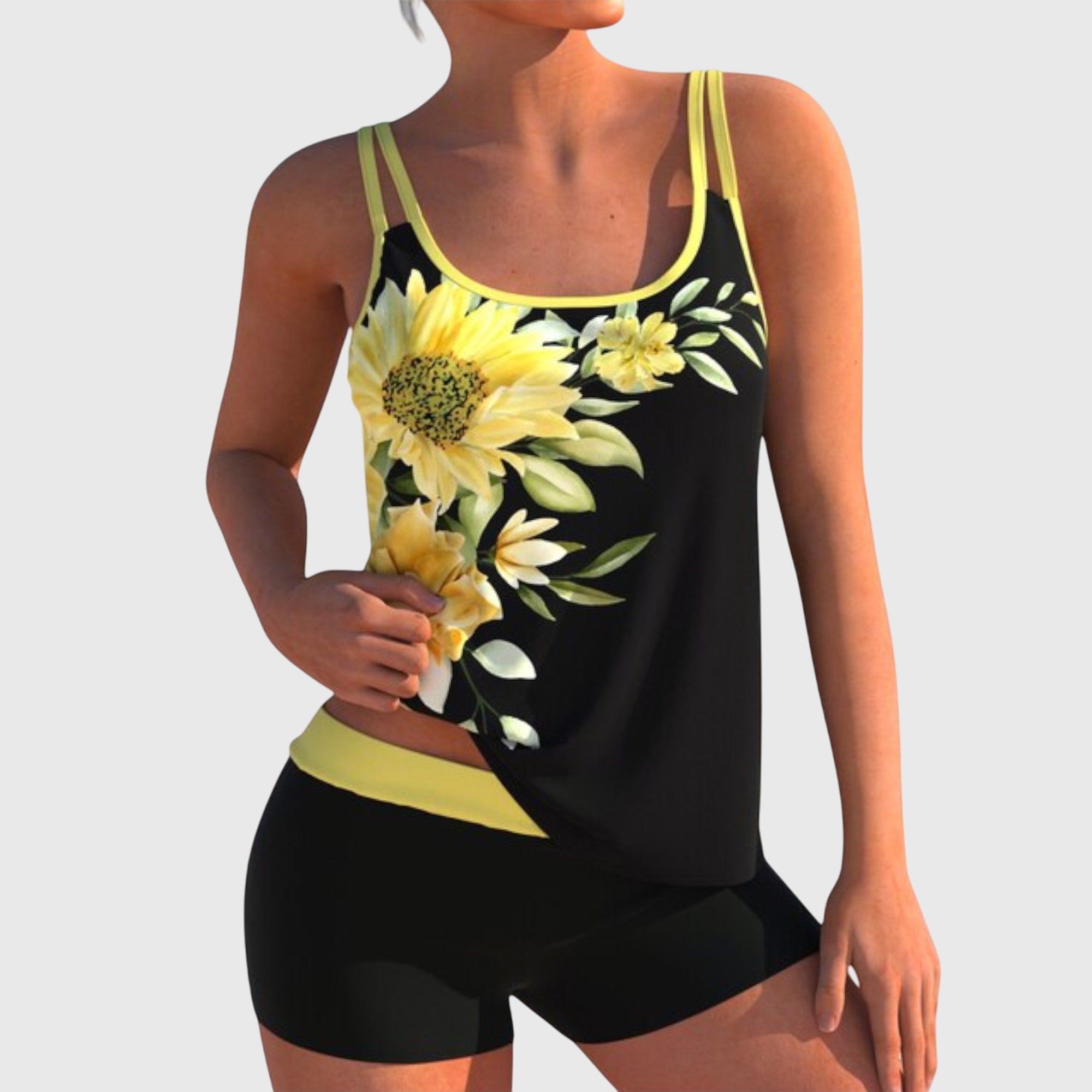 Cleo Women's Swimsuit Set | Floral Print, Plus Size Available 2