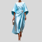 Cora Women's Formal Dress | Timeless Long Cut, Luxurious Shine 2