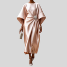Cora Women's Formal Dress | Timeless Long Cut, Luxurious Shine 4