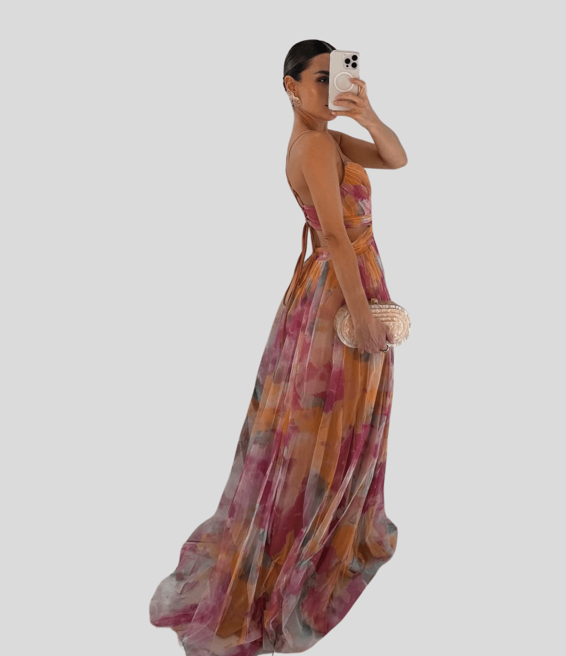 Cora Women's Maxi Dress | Floral Print, Relaxed Fit 2