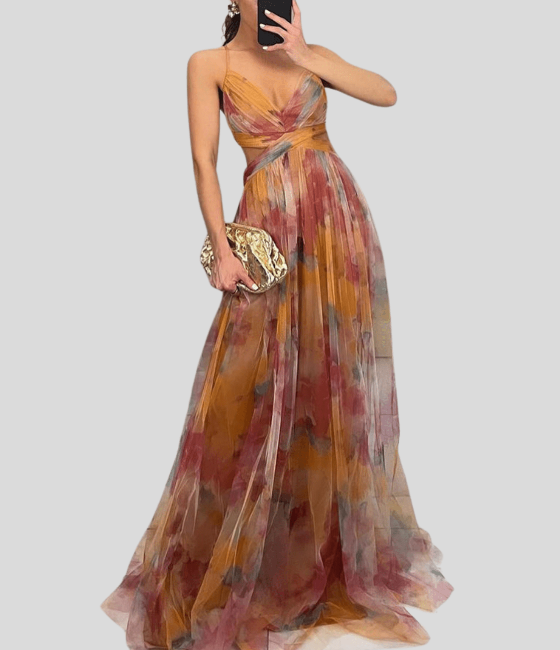 Cora Women's Maxi Dress | Floral Print, Relaxed Fit 3