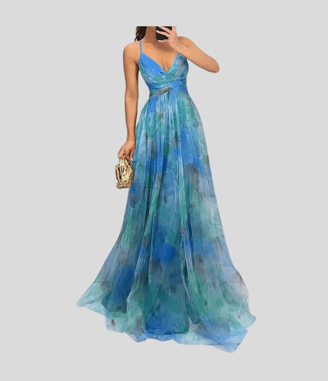 Cora Women's Maxi Dress | Floral Print, Relaxed Fit 8