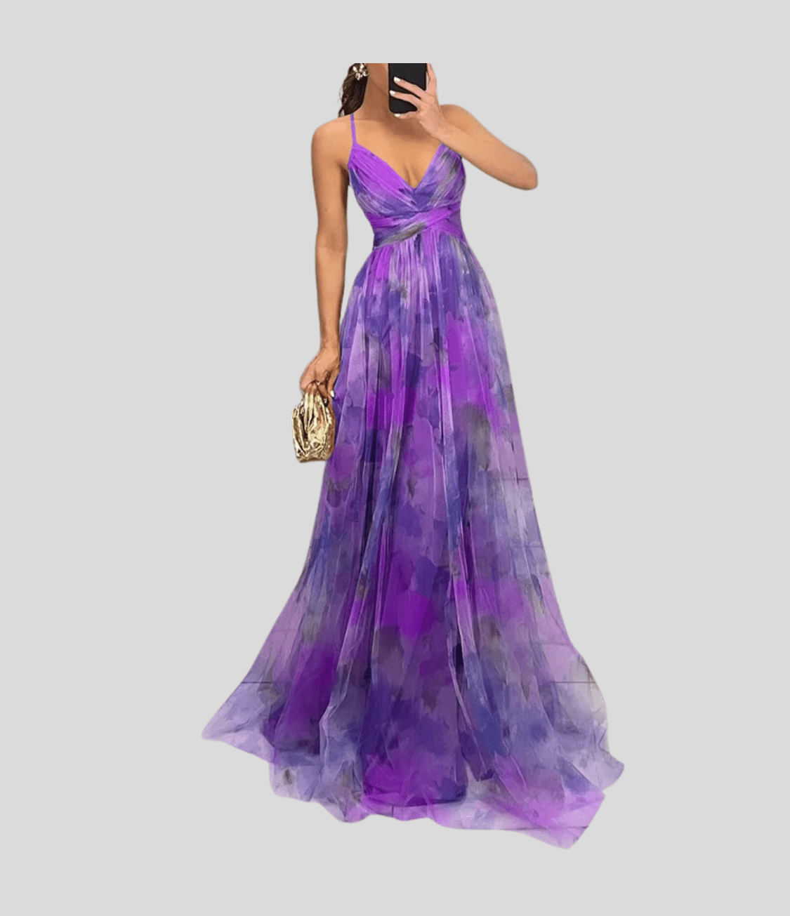 Cora Women's Maxi Dress | Floral Print, Relaxed Fit 9