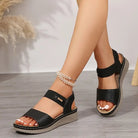 Cora Women's Sandals | Faux Leather, Comfortable Wide Straps 3
