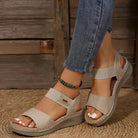 Cora Women's Sandals | Faux Leather, Comfortable Wide Straps 5