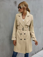 Cora Women's Trench Coat | Double-Breasted, Classic Style 0