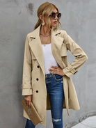 Cora Women's Trench Coat | Double-Breasted, Classic Style 1