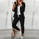 Dara Women's Blazer Set | Elegant Beige, Tailored Blazer and Trouser Set 4