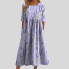 Diana Women's Dress | Flattering Maxi with Elegant Embroidery 2