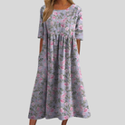 Diana Women's Dress | Flattering Maxi with Elegant Embroidery 5