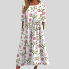Diana Women's Dress | Flattering Maxi with Elegant Embroidery 7