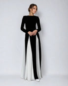Elysia Women's Black Maxi Dress | Lightweight Fabric, Elegant Design 0