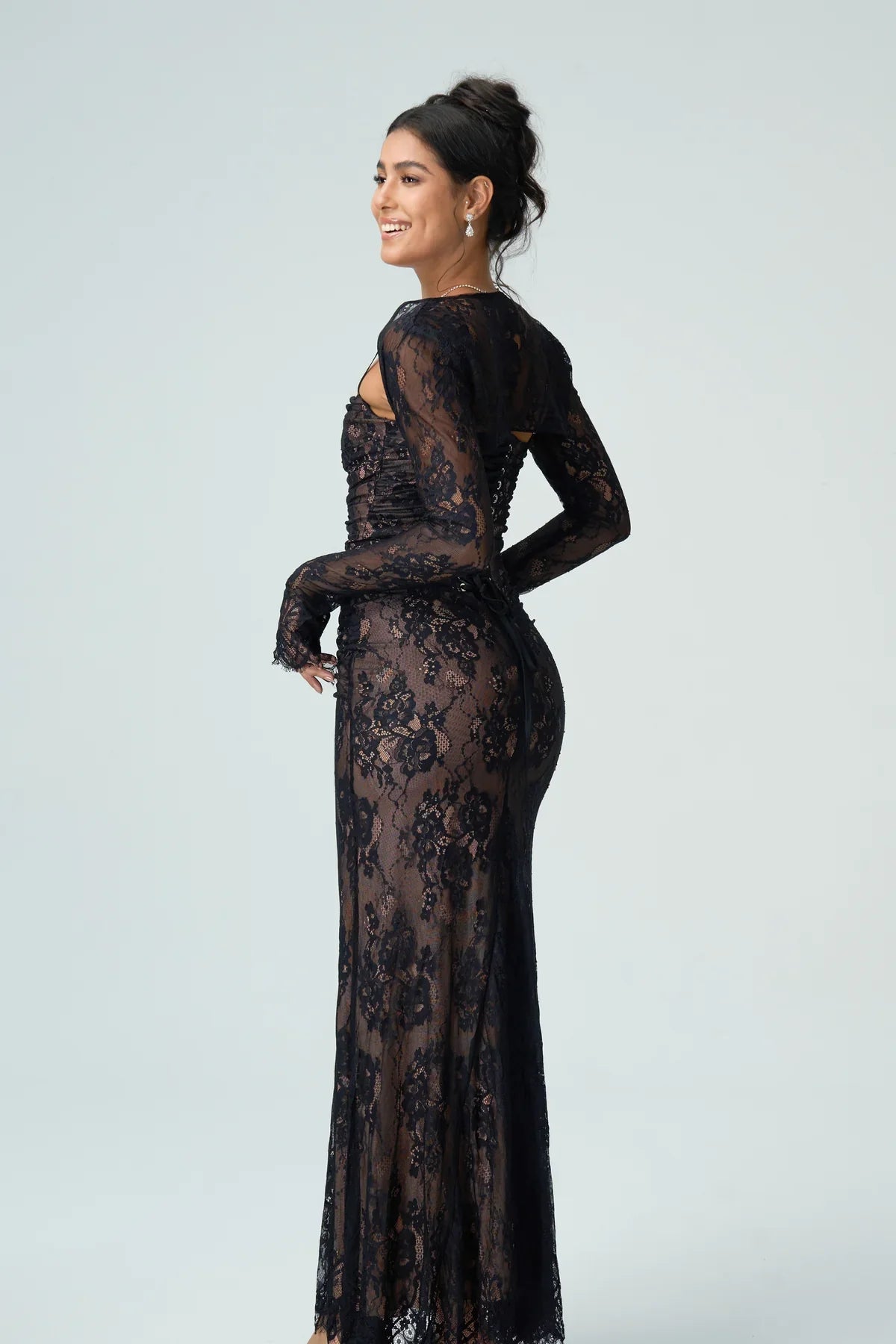 Evelyn Women's Lace Cocktail Dress | Floral Design, Elegant Fit 1