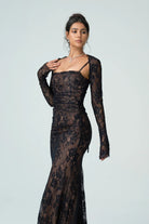Evelyn Women's Lace Cocktail Dress | Floral Design, Elegant Fit 2