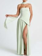 Evelyn Women's Maxi Dress | Elegant Strapless Design, Lightweight Fabric 10