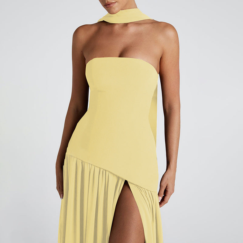 Evelyn Women's Maxi Dress | Elegant Strapless Design, Lightweight Fabric 3