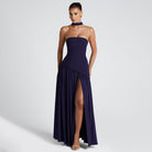 Evelyn Women's Maxi Dress | Elegant Strapless Design, Lightweight Fabric 8