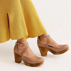 Evelyn Women's Sandals | Comfortable Closed Toe Wedge Heels 5
