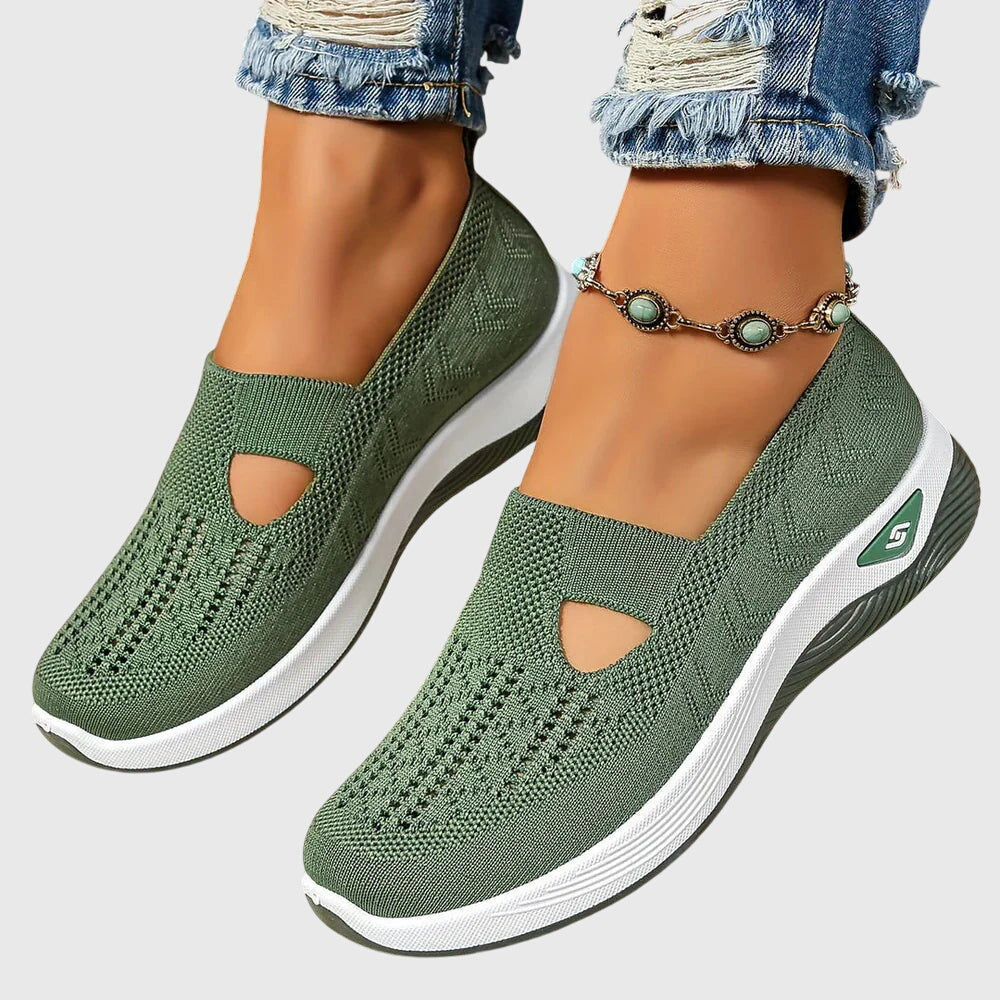 Evelyn Women's Slip-On Shoes | Orthopedic Comfort, Breathable Fabric 1