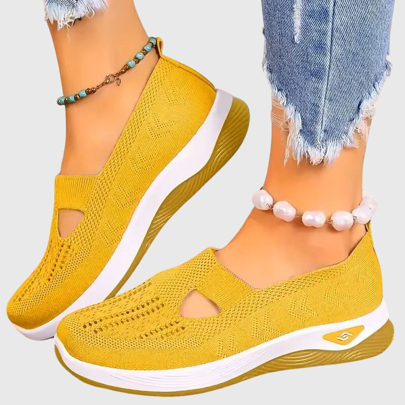 Evelyn Women's Slip-On Shoes | Orthopedic Comfort, Breathable Fabric 10