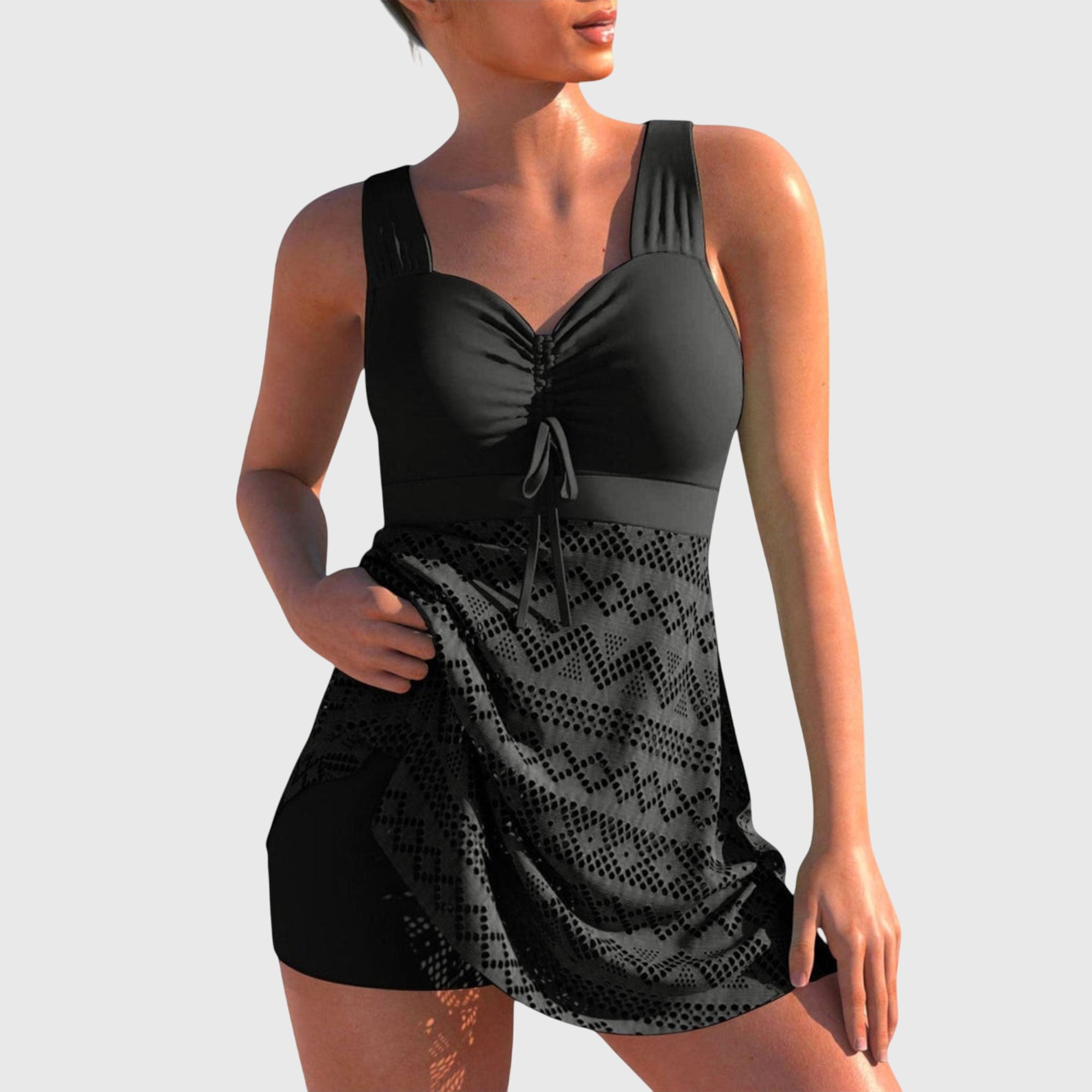 Evelyn Women's Swimsuit Set | Modest Two-Piece Swimwear with Elegant Coverage 0