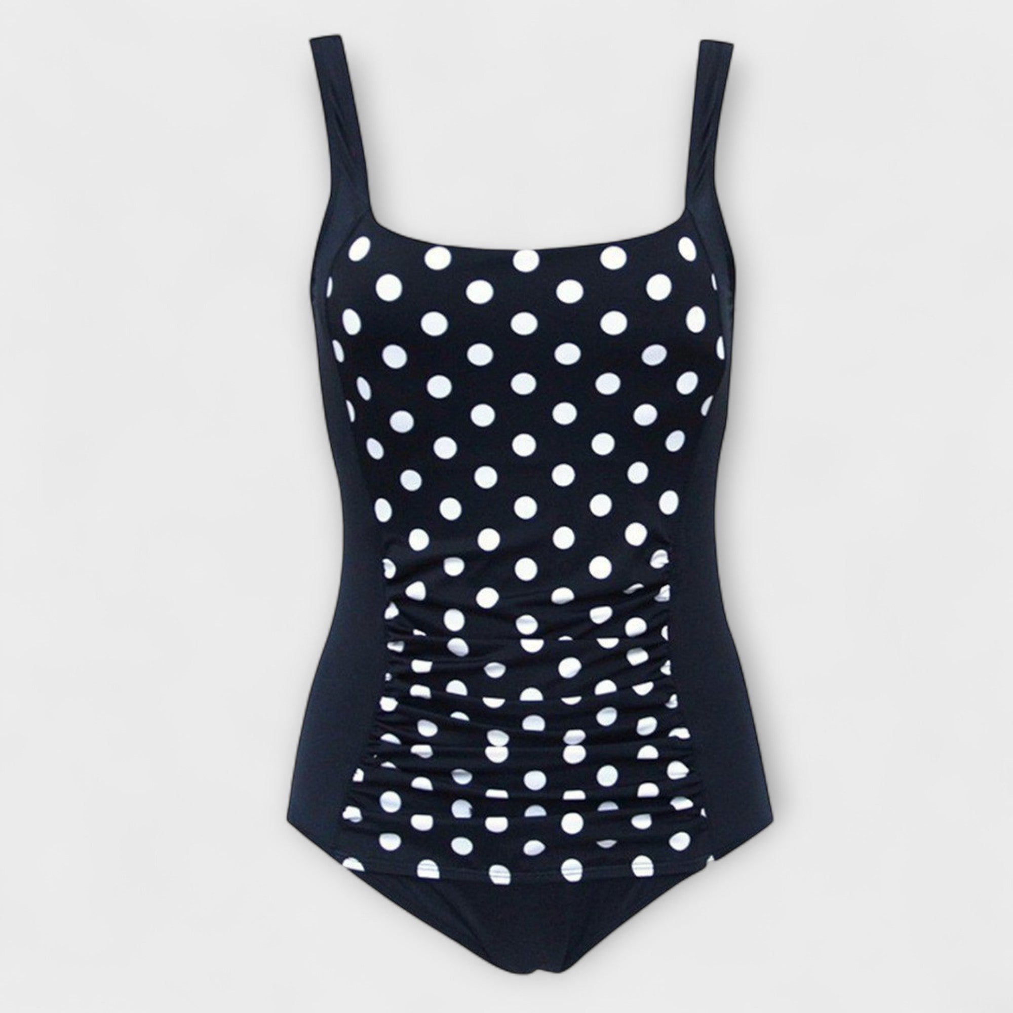 Faye Women's Swimsuit | Retro Square Neck, Plus Size Swimwear Available 3