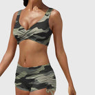 Fiona Women's Bikini Set | Camo Print, Modern Design, Plus Size Swimwear Available 0