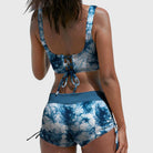 Fiona Women's Bikini Set | Camo Print, Modern Design, Plus Size Swimwear Available 3
