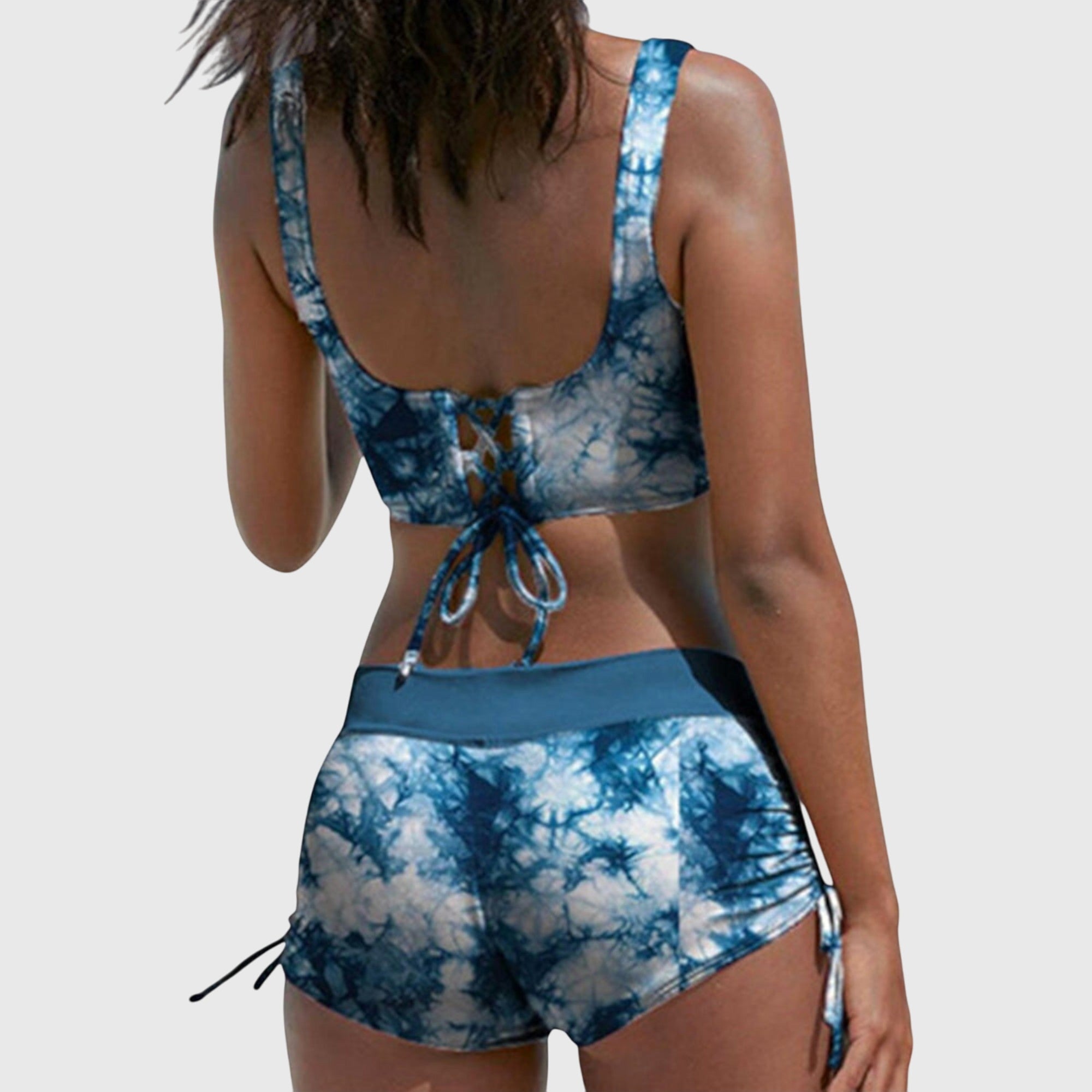 Fiona Women's Bikini Set | Camo Print, Modern Design, Plus Size Swimwear Available 3