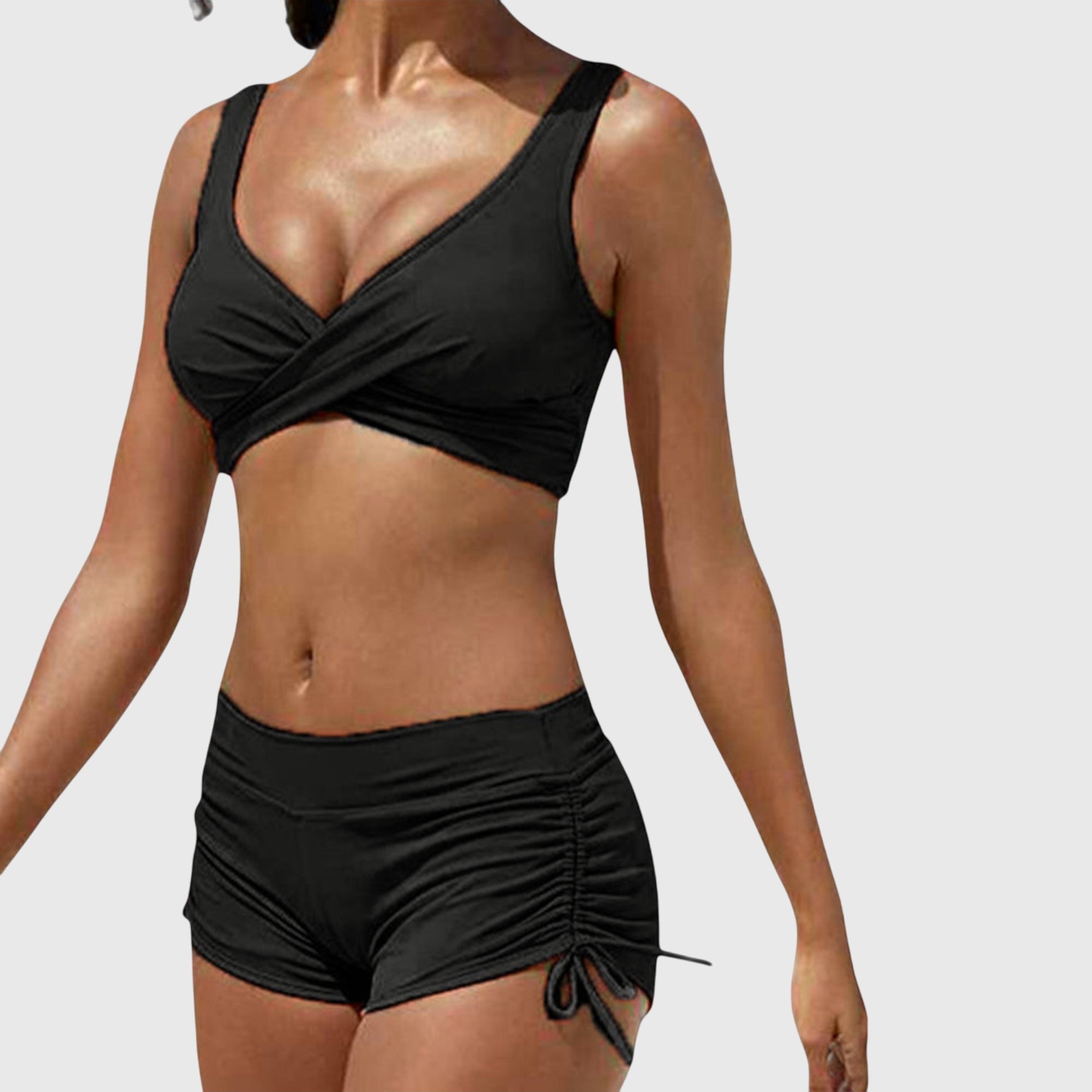 Fiona Women's Bikini Set | Camo Print, Modern Design, Plus Size Swimwear Available 5