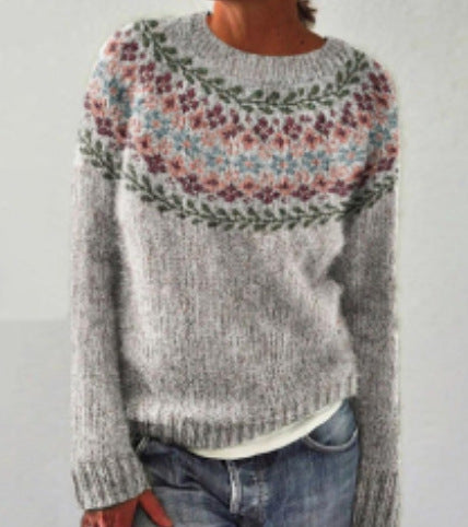 Fiona Women's Jumper | Classic Fair Isle Knit, Cozy and Versatile 3