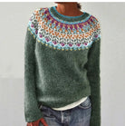 Fiona Women's Jumper | Classic Fair Isle Knit, Cozy and Versatile 4