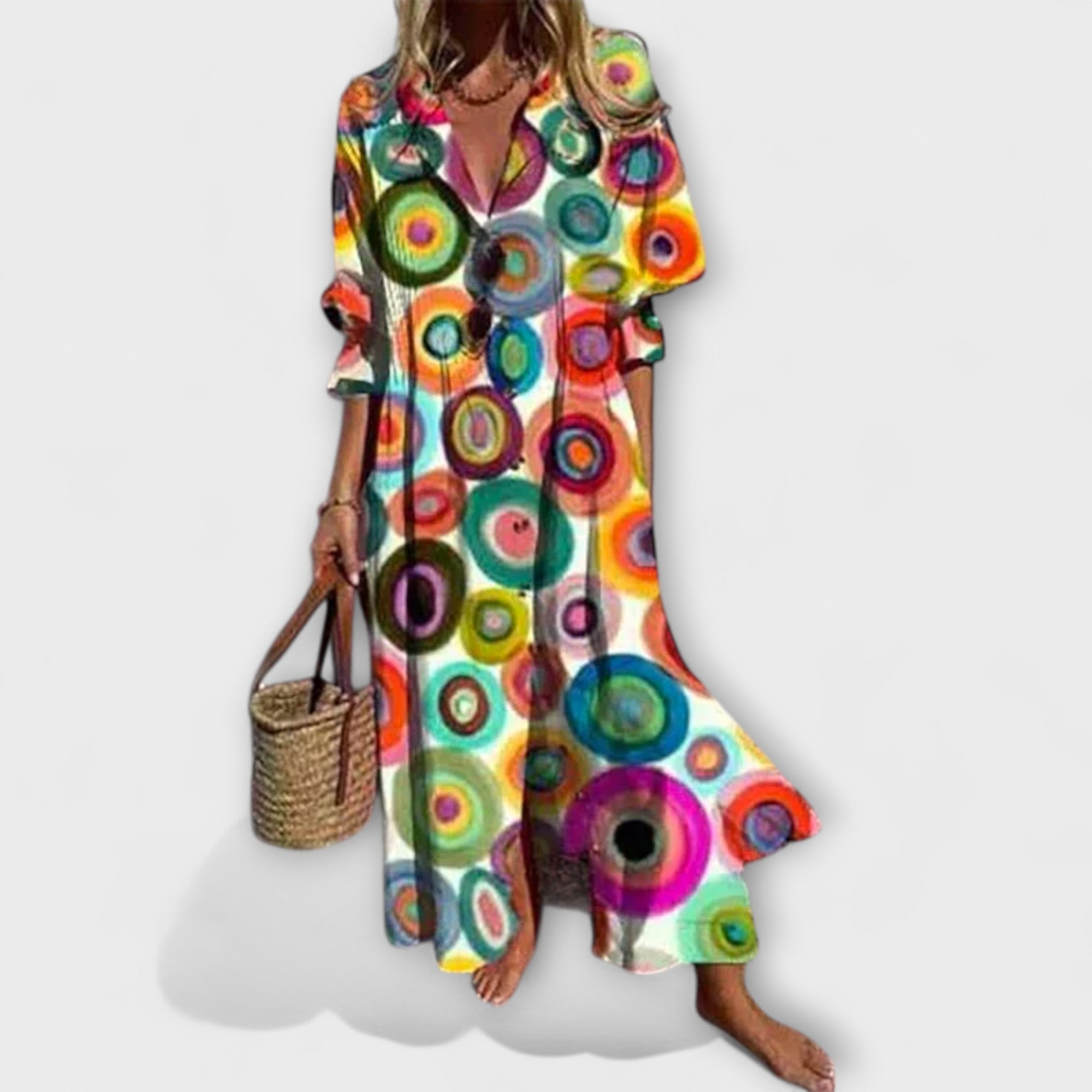 Fiona Women's Maxi Dress | Floral Pattern, Comfortable Fit 5
