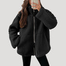 Fiona Women's Winter Jacket | Fluffy Fleece Zip-Up 5