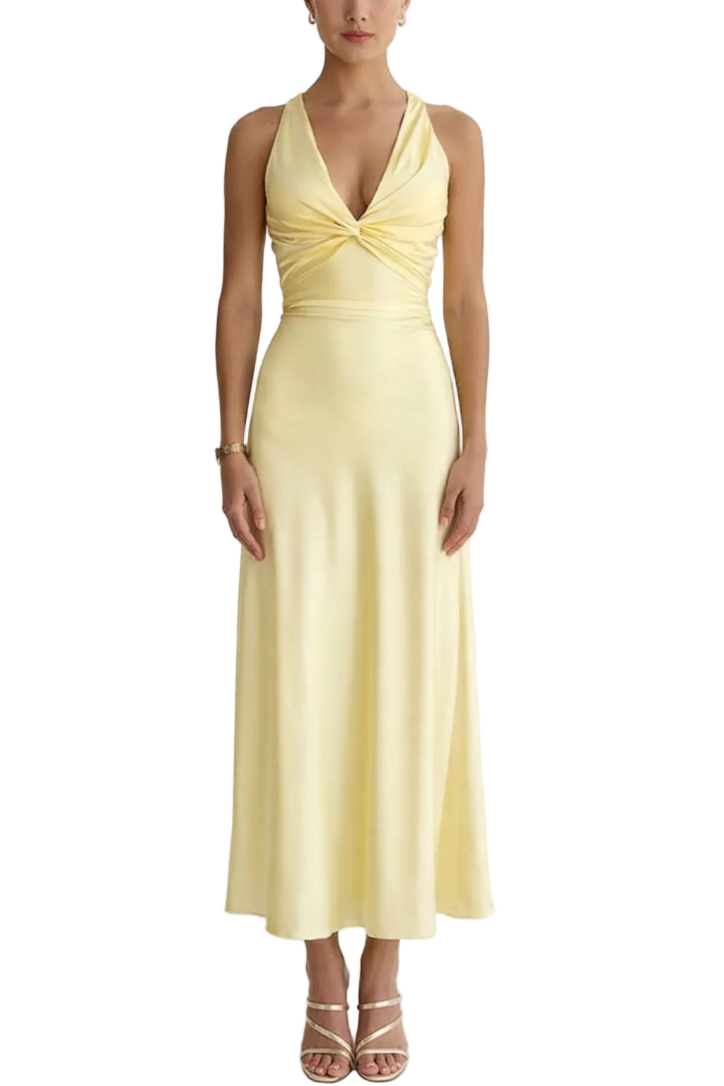 Halia Women's Sweater | Halter Neck, Open Back Design 0