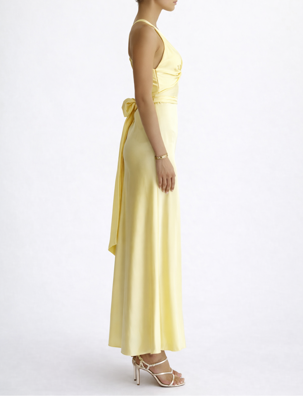 Halia Women's Sweater | Halter Neck, Open Back Design 2