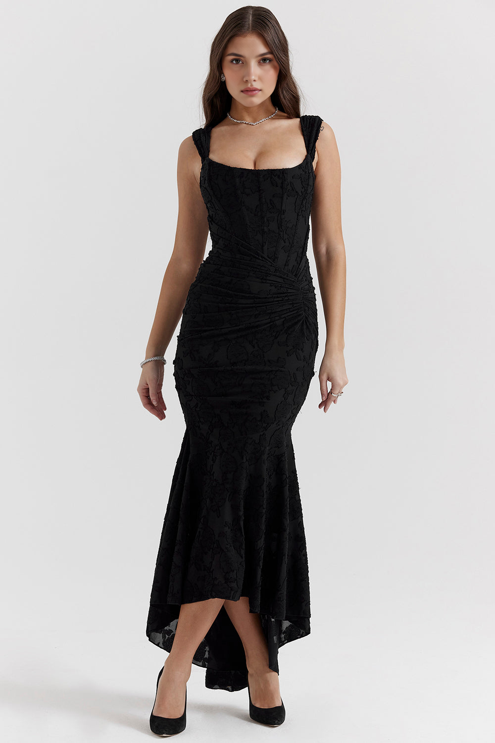 Hannah Women's Midi Dress | Structured Bustier, Elegant Summer Style 5