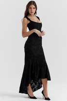 Hannah Women's Midi Dress | Structured Bustier, Elegant Summer Style 7