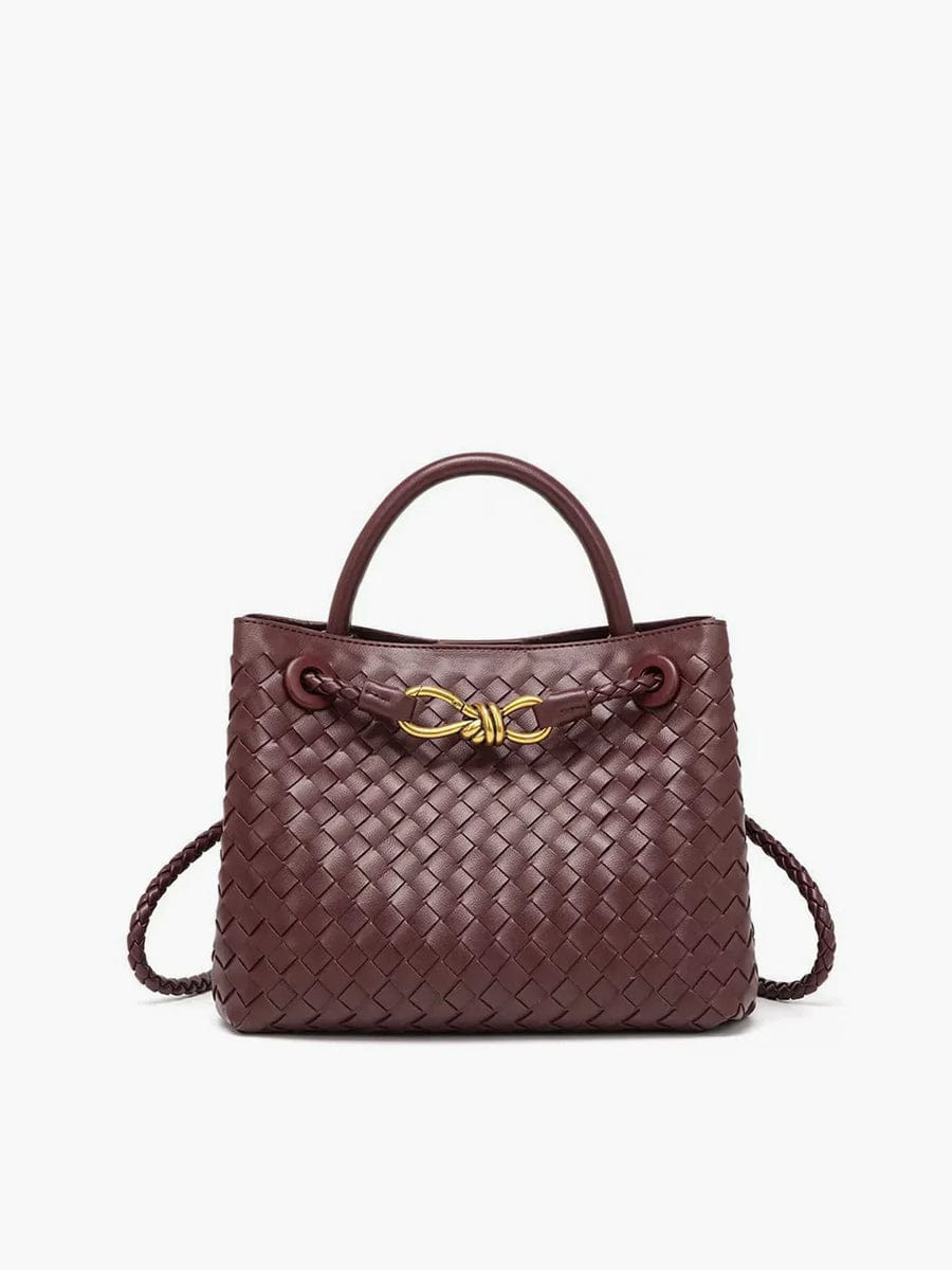 Ivy Women's Handbag | Hand Woven Crossbody Purse with Adjustable Strap 4