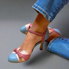 Ivy Women's Heels | Orthopaedic Arch Support, Colourblock Design 0