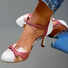 Ivy Women's Heels | Orthopaedic Arch Support, Colourblock Design 2
