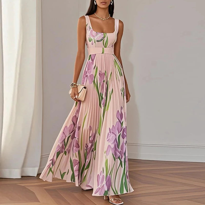 Ivy Women's Maxi Dress | A-Line Fit, Floral Design, Summer Elegance 1