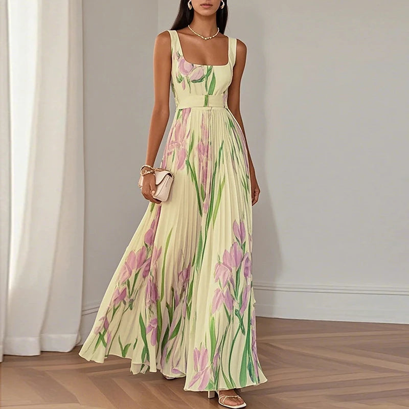 Ivy Women's Maxi Dress | A-Line Fit, Floral Design, Summer Elegance 3