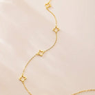 Ivy Women's Necklace | 925 Sterling Silver with 14K Gold Finish, Adjustable 16-18 Inch 2