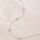 Ivy Women's Necklace | 925 Sterling Silver with 14K Gold Finish, Adjustable 16-18 Inch 3