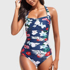 Ivy Women's One-Piece Swimsuit | Tropical Print, Flattering Fit, Plus Size Available 3