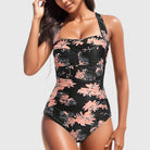 Ivy Women's One-Piece Swimsuit | Tropical Print, Flattering Fit, Plus Size Available 8