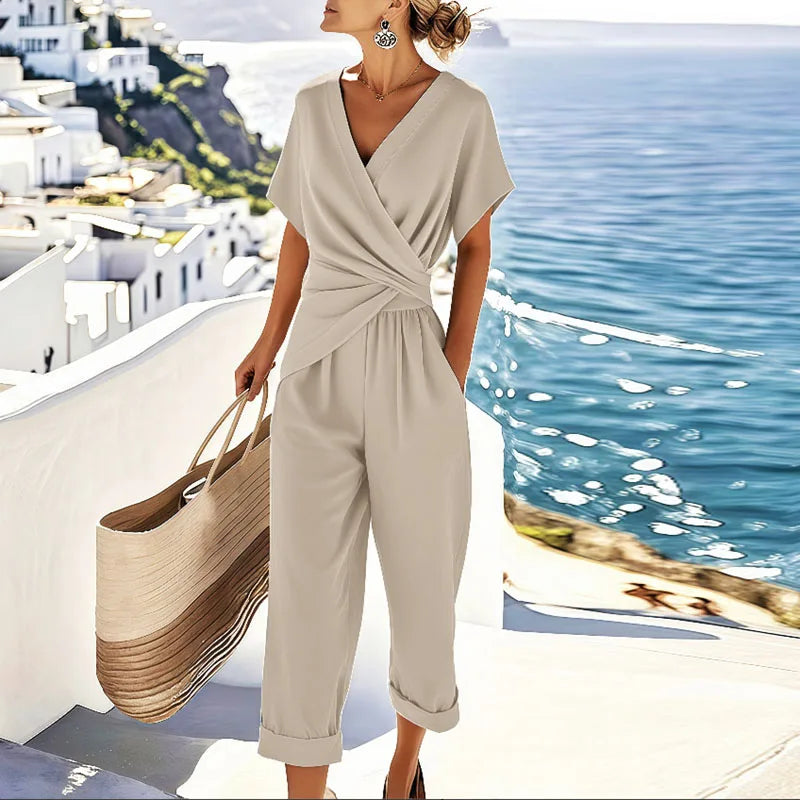 Ivy Women's Set | Lightweight Loungewear, Elegant Wrap Design 0